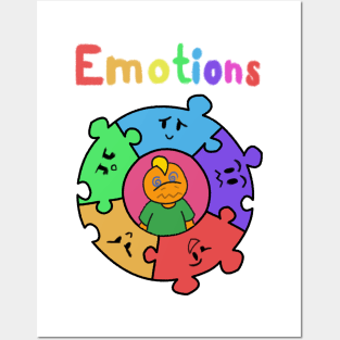 Kazzy's Emotions Shirt 02 Posters and Art